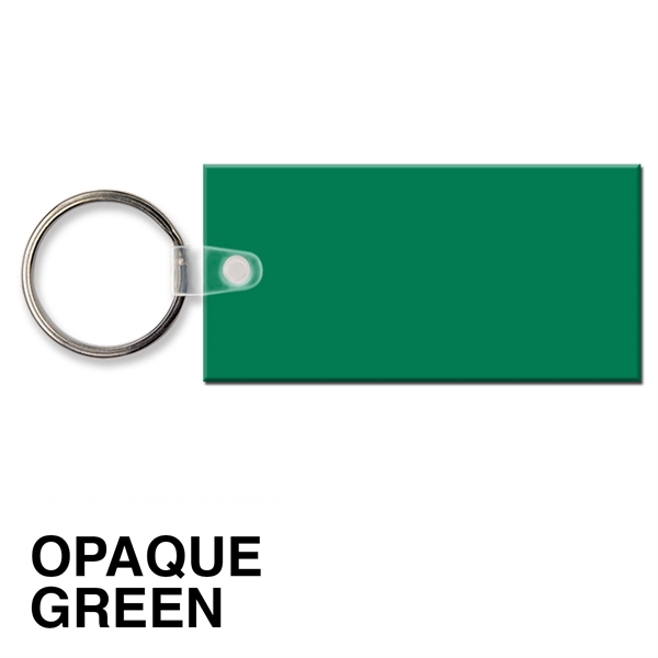 Key tag - rectangle - spot color. Flexible; 17 product colors;... from ASI 80210 Quikey Mfg Co Inc / Quikey Line