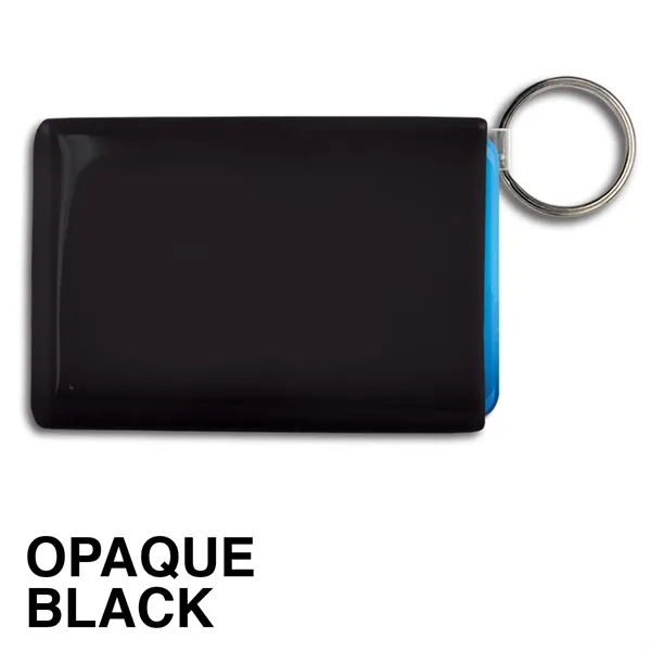 Card Holder w/ Key Ring - Rectangle - Spot Color... from ASI 80210 Quikey Mfg Co Inc / Quikey Line
