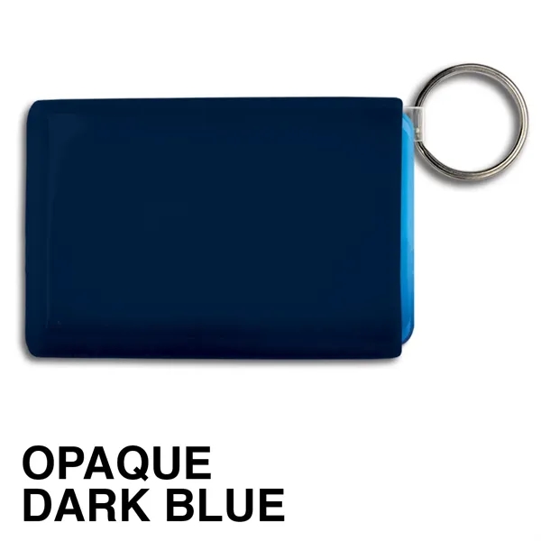 Card Holder w/ Key Ring - Rectangle - Spot Color... from ASI 80210 Quikey Mfg Co Inc / Quikey Line