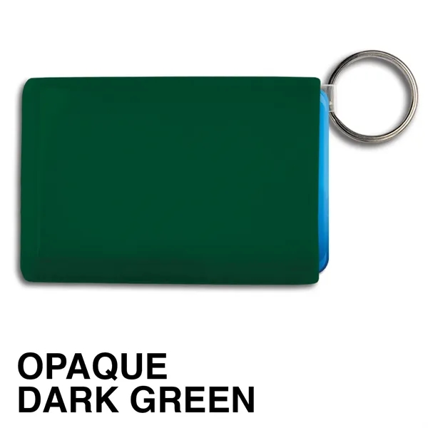 Card Holder w/ Key Ring - Rectangle - Spot Color... from ASI 80210 Quikey Mfg Co Inc / Quikey Line
