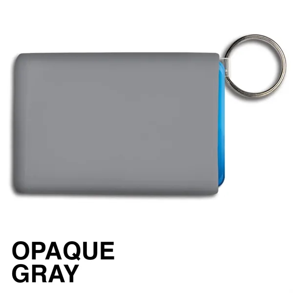 Card Holder w/ Key Ring - Rectangle - Spot Color... from ASI 80210 Quikey Mfg Co Inc / Quikey Line