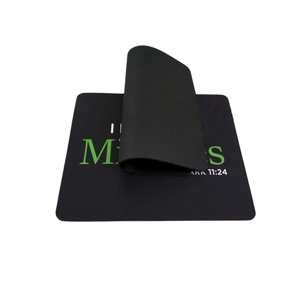 Natural rubber rectangle mouse pad with cloth on top plus full... from ASI 37218 Athena Promo (tm)