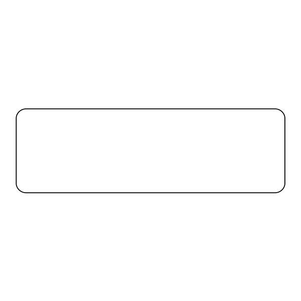 Sturdy 1/16" thick plastic rectangular desk plate with precision laser engraving.... from ASI 45795 Colorguppy Printing