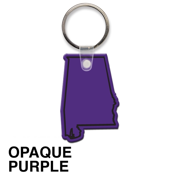 Key tag - Alabama - spot color. Flexible; 17 colors; spot... from ASI 80210 Quikey Mfg Co Inc / Quikey Line