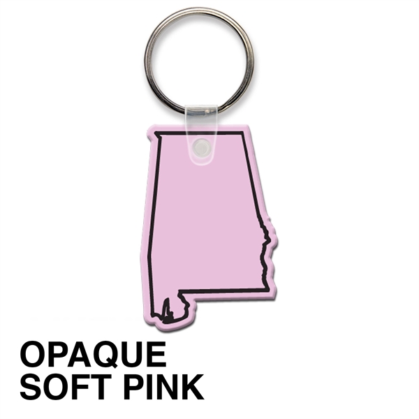 Key tag - Alabama - spot color. Flexible; 17 colors; spot... from ASI 80210 Quikey Mfg Co Inc / Quikey Line