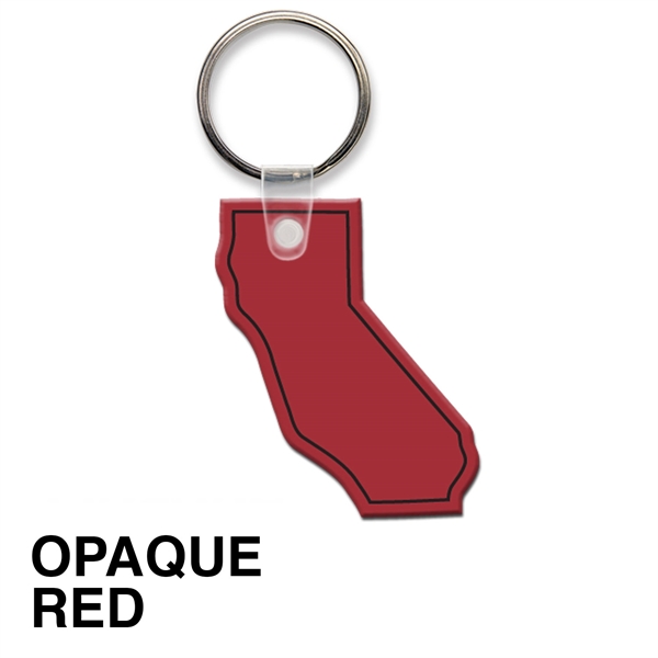 Key tag - California - spot color. Flexible; 17 colors; screen... from ASI 80210 Quikey Mfg Co Inc / Quikey Line