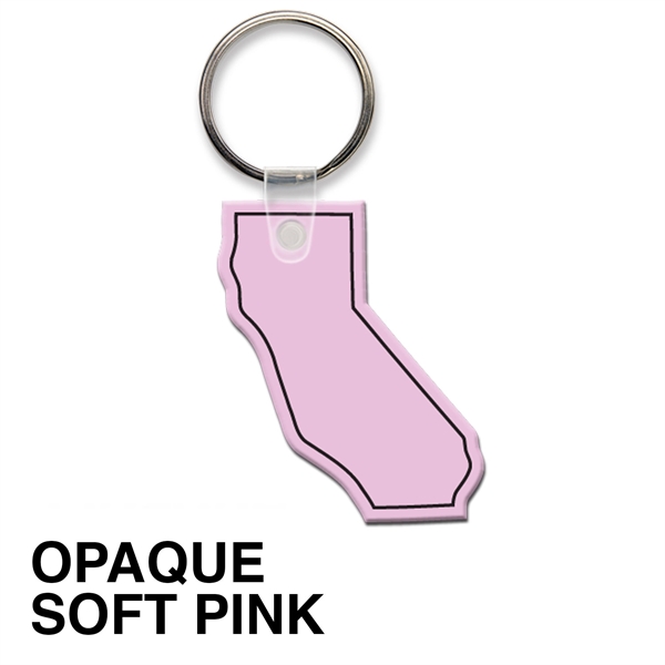 Key tag - California - spot color. Flexible; 17 colors; screen... from ASI 80210 Quikey Mfg Co Inc / Quikey Line