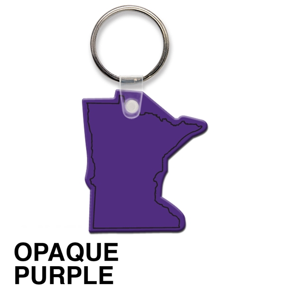Key tag - Minnesota - spot color. Flexible; 17 colors; spot... from ASI 80210 Quikey Mfg Co Inc / Quikey Line