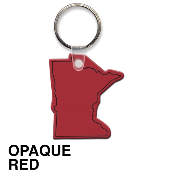 Key tag - Minnesota - spot color. Flexible; 17 colors; spot... from ASI 80210 Quikey Mfg Co Inc / Quikey Line