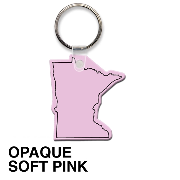 Key tag - Minnesota - spot color. Flexible; 17 colors; spot... from ASI 80210 Quikey Mfg Co Inc / Quikey Line