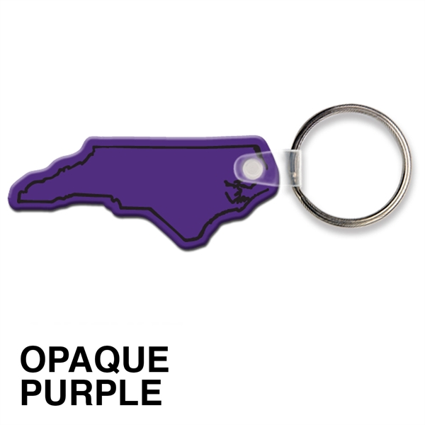 Key tag - North Carolina - spot color. Flexible; 17 colors;... from ASI 80210 Quikey Mfg Co Inc / Quikey Line
