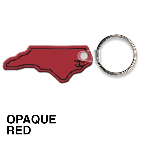 Key tag - North Carolina - spot color. Flexible; 17 colors;... from ASI 80210 Quikey Mfg Co Inc / Quikey Line