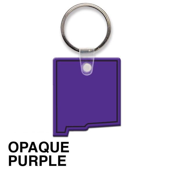 Key tag - New Mexico - spot color. Flexible; 17 colors;... from ASI 80210 Quikey Mfg Co Inc / Quikey Line