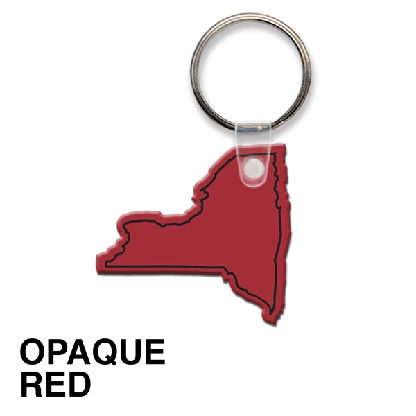 Key tag - New York - spot color. Flexible; 17 colors;... from ASI 80210 Quikey Mfg Co Inc / Quikey Line
