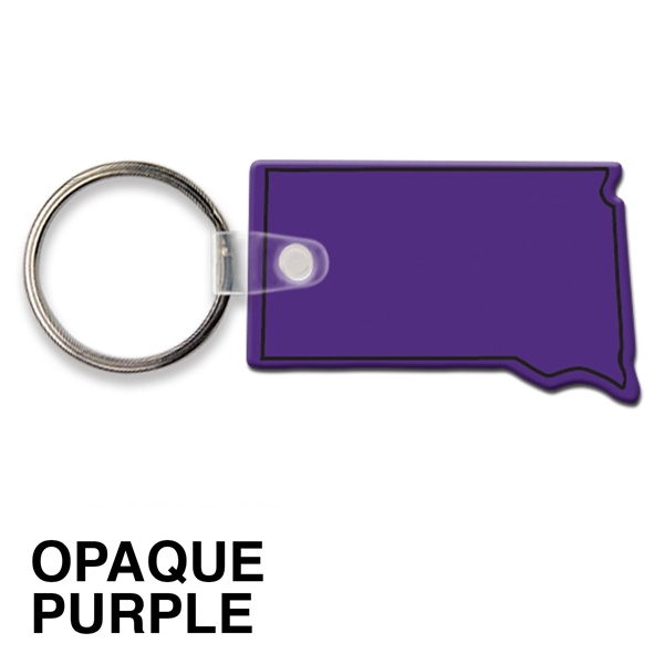 Key tag - South Dakota - Spot Color. Flexible; 17 colors;... from ASI 80210 Quikey Mfg Co Inc / Quikey Line