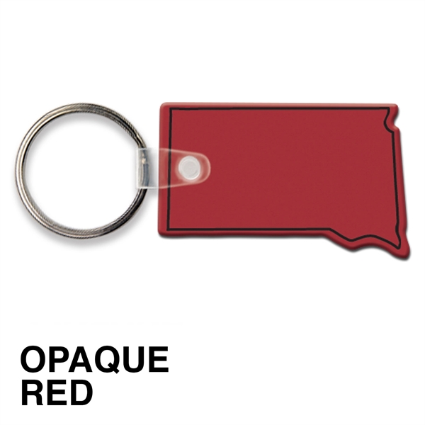 Key tag - South Dakota - Spot Color. Flexible; 17 colors;... from ASI 80210 Quikey Mfg Co Inc / Quikey Line