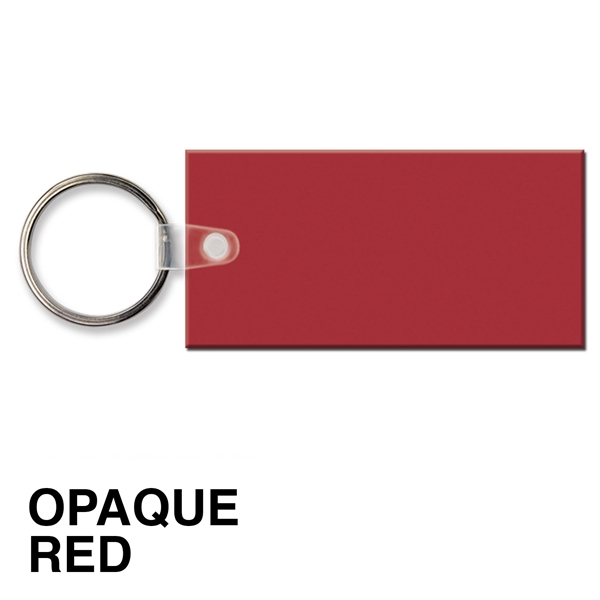 Key tag - rectangle - spot color. Flexible; 17 product colors;... from ASI 80210 Quikey Mfg Co Inc / Quikey Line