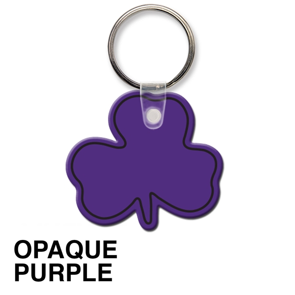 Key tag - shamrock - spot color. Flexible; 17 product colors;... from ASI 80210 Quikey Mfg Co Inc / Quikey Line