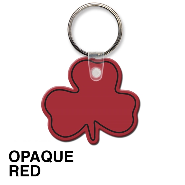 Key tag - shamrock - spot color. Flexible; 17 product colors;... from ASI 80210 Quikey Mfg Co Inc / Quikey Line