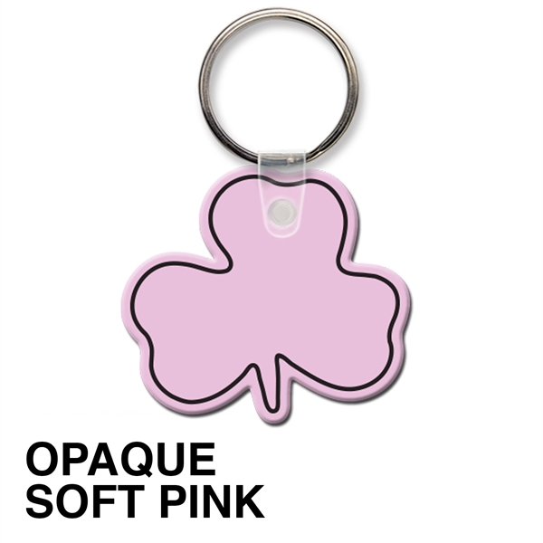 Key tag - shamrock - spot color. Flexible; 17 product colors;... from ASI 80210 Quikey Mfg Co Inc / Quikey Line