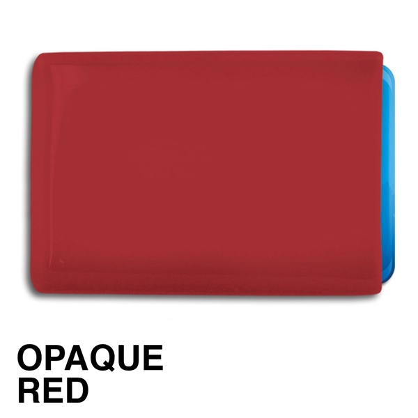 Card holder - rectangle - spot color. Spot color screen print... from ASI 80210 Quikey Mfg Co Inc / Quikey Line