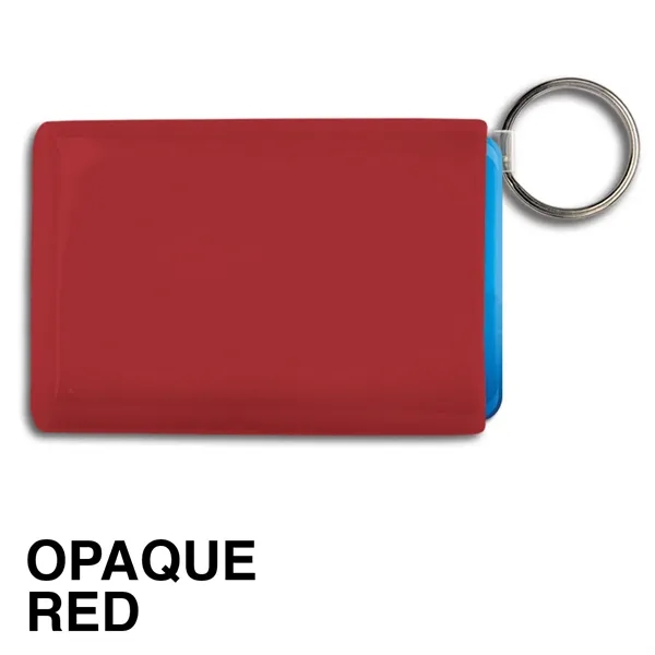 Card Holder w/ Key Ring - Rectangle - Spot Color... from ASI 80210 Quikey Mfg Co Inc / Quikey Line