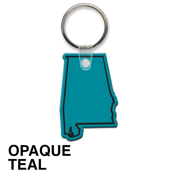 Key tag - Alabama - spot color. Flexible; 17 colors; spot... from ASI 80210 Quikey Mfg Co Inc / Quikey Line