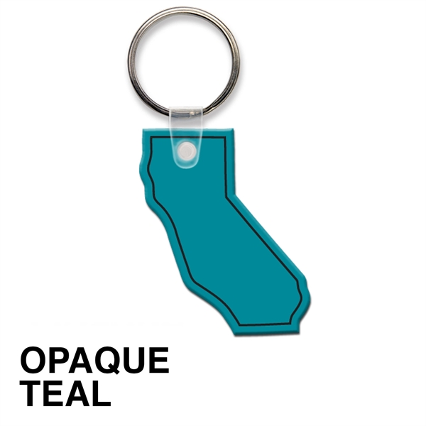 Key tag - California - spot color. Flexible; 17 colors; screen... from ASI 80210 Quikey Mfg Co Inc / Quikey Line