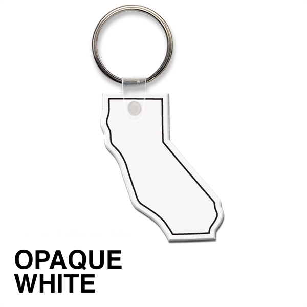 Key tag - California - spot color. Flexible; 17 colors; screen... from ASI 80210 Quikey Mfg Co Inc / Quikey Line