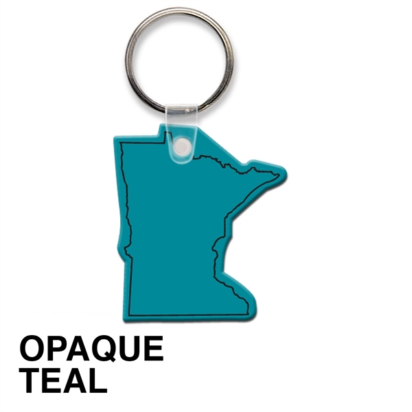 Key tag - Minnesota - spot color. Flexible; 17 colors; spot... from ASI 80210 Quikey Mfg Co Inc / Quikey Line