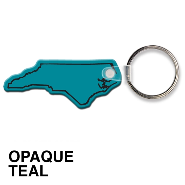Key tag - North Carolina - spot color. Flexible; 17 colors;... from ASI 80210 Quikey Mfg Co Inc / Quikey Line