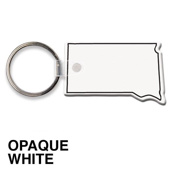 Key tag - South Dakota - Spot Color. Flexible; 17 colors;... from ASI 80210 Quikey Mfg Co Inc / Quikey Line