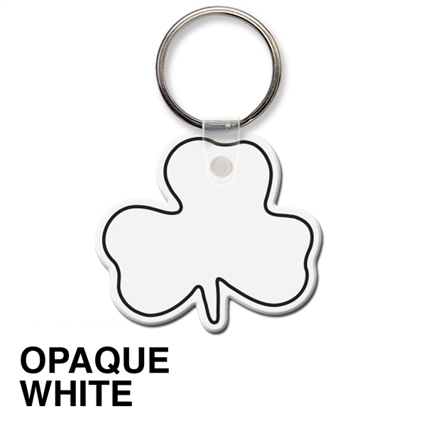 Key tag - shamrock - spot color. Flexible; 17 product colors;... from ASI 80210 Quikey Mfg Co Inc / Quikey Line