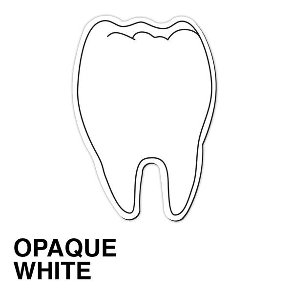 Magnet - tooth. Digital four color process print; stock 20 mil;... from ASI 80210 Quikey Mfg Co Inc / Quikey Line