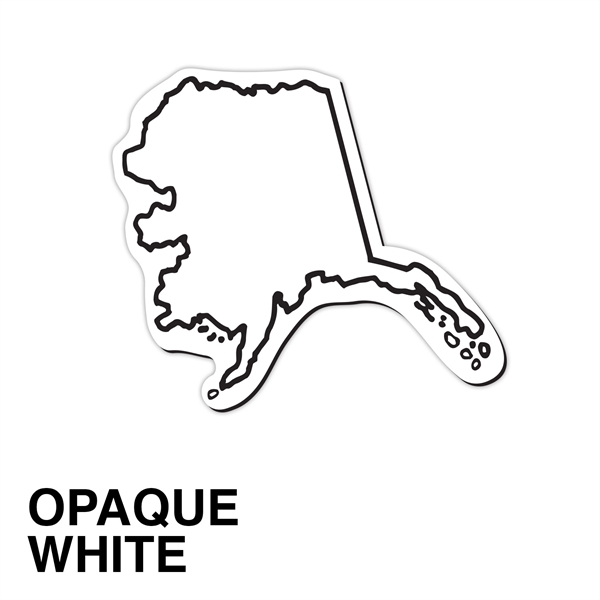 Magnet - Alaska. Digital 4 color process print; stock 20 mil;... from ASI 80210 Quikey Mfg Co Inc / Quikey Line