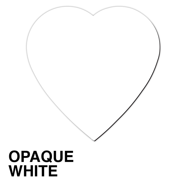 Magnet - heart. Digital four color process print; stock 20 mil;... from ASI 80210 Quikey Mfg Co Inc / Quikey Line