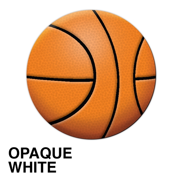 Magnet 20 mil - basketball - full color. Digital four color... from ASI 80210 Quikey Mfg Co Inc / Quikey Line