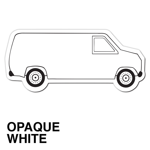 Magnet - van. Digital four color process print; stock 20 mil;... from ASI 80210 Quikey Mfg Co Inc / Quikey Line