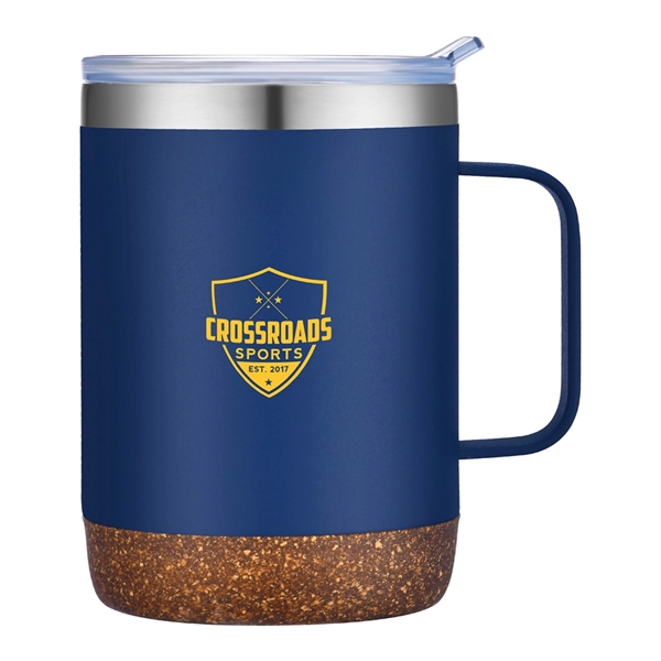 Vancouver 12 oz Stainless Steel Cork Mug... from ASI 31517 Admart Products