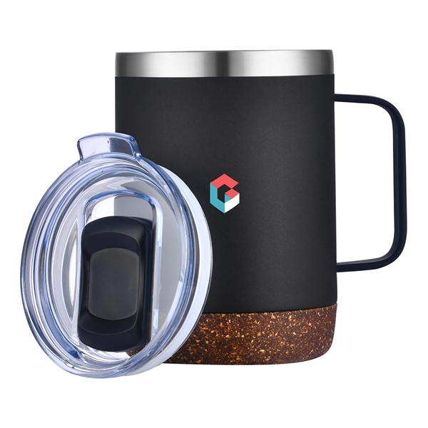 Vancouver 12 oz Stainless Steel Cork Mug... from ASI 31517 Admart Products
