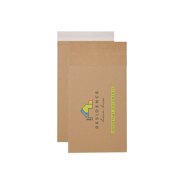 Natural Kraft full color eco mailer envelopes, 7 1/4" x 12".... from ASI 35290 American Ad Bag Co