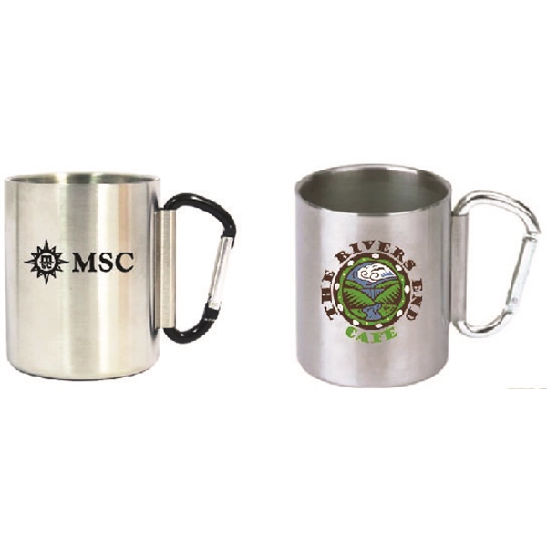 Double wall stainless steel camping mug. 10 oz.... from ASI 36988 Artek USA Inc