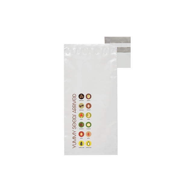 7 1/2" x 12" white poly mailer envelope with 2" lip.... from ASI 35290 American Ad Bag Co