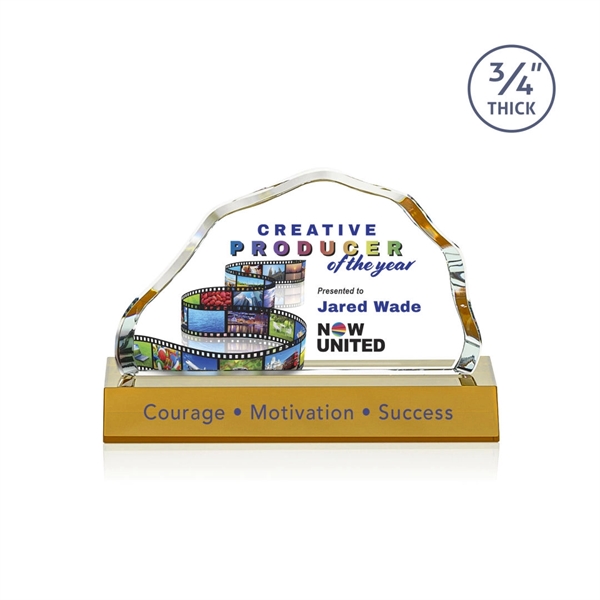 The Starfire Crystal Highbridge VividPrint™ Award is a magnificent... from ASI 84592 St Regis Group / St Regis