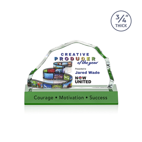 The Starfire Crystal Highbridge VividPrint™ Award is a magnificent... from ASI 84592 St Regis Group / St Regis