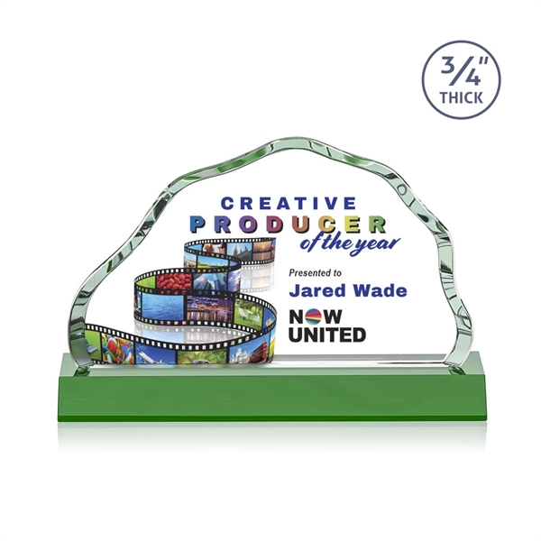 The Starfire Crystal Highbridge VividPrint™ Award is a magnificent... from ASI 84592 St Regis Group / St Regis
