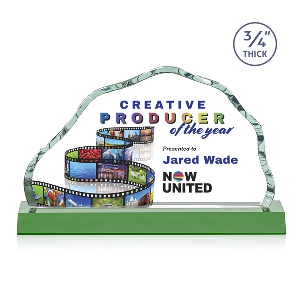 The Starfire Crystal Highbridge VividPrint™ Award is a magnificent... from ASI 84592 St Regis Group / St Regis