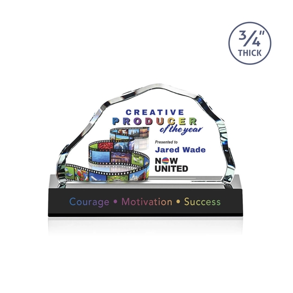The Starfire Crystal Highbridge VividPrint™ Award is a magnificent... from ASI 84592 St Regis Group / St Regis