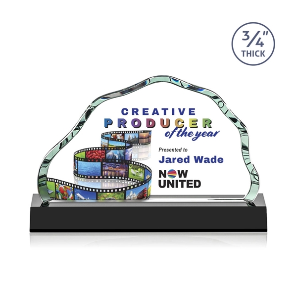 The Starfire Crystal Highbridge VividPrint™ Award is a magnificent... from ASI 84592 St Regis Group / St Regis
