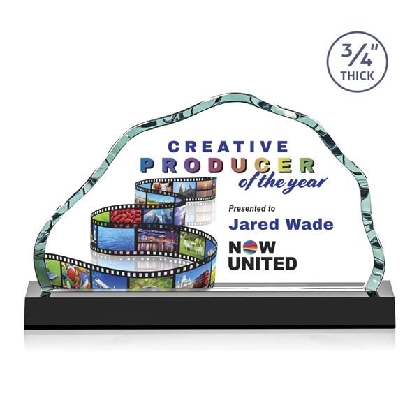 The Starfire Crystal Highbridge VividPrint™ Award is a magnificent... from ASI 84592 St Regis Group / St Regis